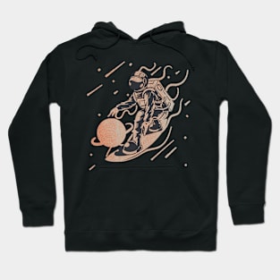 Astronaut Surfing Hoodie